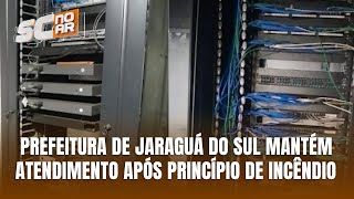 Prefeitura de Jaraguá do Sul retoma atendimentos após princípio de incêndio [upl. by Buna760]