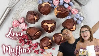 Peanutbutter Chocolate Lava Muffins I Lulus Funny Vegan Kitchen Show [upl. by Aiekram]