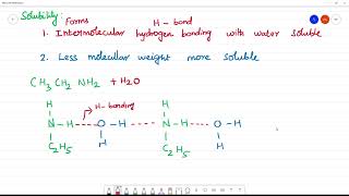 Ethylamine is soluble in water whereas aniline is not [upl. by Bodnar30]