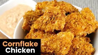 Super Crunchy Easy Cornflake Chicken [upl. by Rett7]