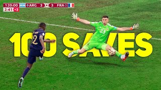 100 Best Goalkeeper Saves Of 20222023 Season [upl. by Eniluqaj]