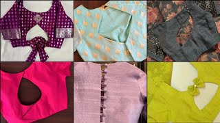 Simple Blouse Designs Back Neck New Latest Blouse Designs 2024 Saree Blouse Designs New Model [upl. by Ennaihs267]