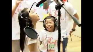 Lyca Gairanod amp the Voice Kids stars sing ABS CBN Christmas tune [upl. by Wollis]