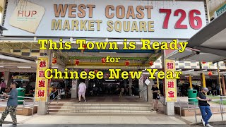 West Coast Market Square Afternoon Walk in 4K oldtown singapore market foodcentre pocket3 [upl. by Gerdy]