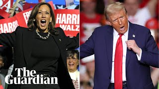 Kamala Harris and Donald Trump campaign in last push on eve of US election day [upl. by Karmen]