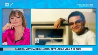 Il bullismo è una piaga sociale parla la mamma di Andrea Spezzacatena  Domenica In 03112024 [upl. by Bridges]