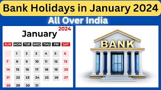 Bank Holidays in January 2024 bankholidayinjan2024 2024bankholidays advayainfo [upl. by Deden]