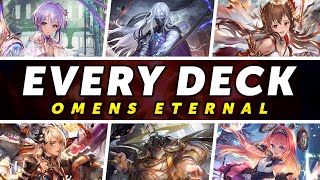 Competitive Deck For EVERY Class in Omens Eternal Shadowverse Evolve BP5 [upl. by Enninaej]