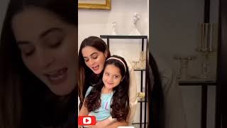 Aiman Khan aur Amal cute meral Hassan ki birthday [upl. by Stew878]