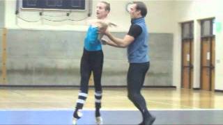 Wendy Whelan and Tyler Angle rehearse new Wheeldon piece [upl. by Haleemak]