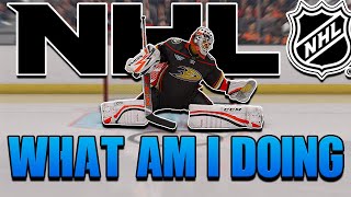 NHL 24 Be A Pro Goalie EP19 WHATS GOING ON [upl. by Nunci]