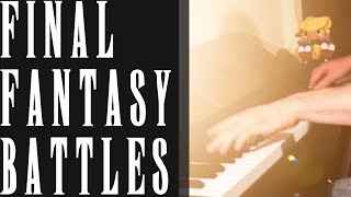 Final Fantasy Battle Themes Piano Medley I II III IV V VI VII VIII IX X [upl. by Shyamal]