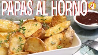 Cómo Hacer PAPAS AL HORNO Crocantes NO SE PEGAN  no falla  Tenedor Libre [upl. by Eitsyrc]