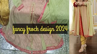 Fancy frock design 2024 l fancy frock ke design l fancy frocks l fancy frocks color combinations [upl. by Asilat]