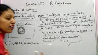 Prevention of corrosion Class 12 [upl. by Lucrece]