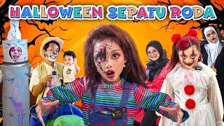 LEIKA JADI HANTU LUCU MAIN SEPATU RODA DI SPESIAL HARI HALLOWEEN [upl. by Kahcztiy101]