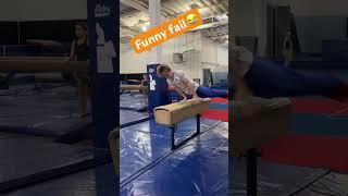 Pommel fail😂😝🤪gymnast fails pommel [upl. by Eelta]