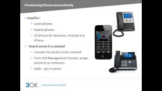 3CX Online Training 21 Introduction to Phone Provisioning [upl. by Loredo]