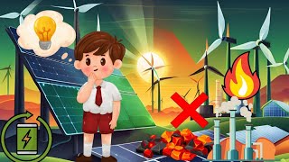 Renewable and Nonrenewable Energy Animated Educational videos Kindergarden Learning video for kids [upl. by Seamus]