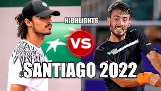 Juan Ignacio Londero vs Andrea Collarini SANTIAGO 2022 Highlights [upl. by Lynden648]