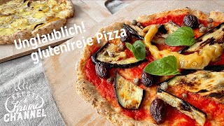 GLUTENFREIER SauerteigPizzateig ganz einfach selber machen  aromatisch luftig und glutenfrei [upl. by Annaeiluj]