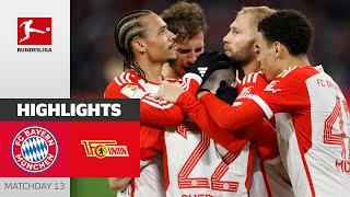 FC Bayern München  Union Berlin 10  Highlights  Matchday 13 – Bundesliga 202324 [upl. by Sherlock]