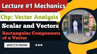 Scalar and Vectors Rectangular Components of a Vector by CGPA Genius [upl. by Timmi]