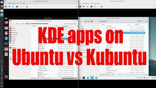 How KDE apps look on Ubuntu 2404 vs Kubuntu 2404  May 2024  9c42b109 [upl. by Yarahs430]