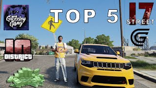 TOP 5 Best Free Fivem GTA 5 RP Servers in 2023 [upl. by Sherye]