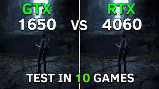 GTX 1650 vs RTX 4060  Test In 10 Games at 1080p  2023 [upl. by Arundell]