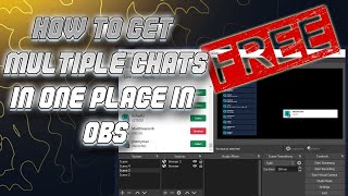 How To Have Multi Chat In OBS Free [upl. by Legge]