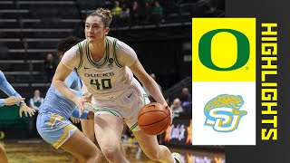 Oregon Womens Basketball vs Southern  GAME HIGHLIGHTS 2023 [upl. by Oniger]