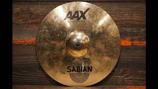 SOLD  Sabian 20quot AAX XPlosion Crash Cymbal  1966g [upl. by Latsyc]