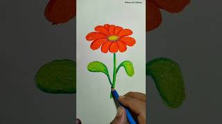 How To draw a Flower drawing vairal art newart newart tending easydrawing best [upl. by Juakn489]