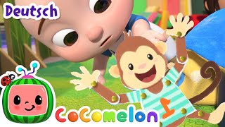 Das Affen Lied  CoComelon  JJs Animal Time Deutsch  Cartoons und Kinderlieder [upl. by Eledoya787]