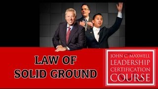 Leadership Law 6 The Law of Solid Ground Timothy Herr [upl. by Irma]