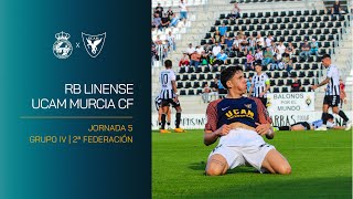 📺 Resumen RB Linense  UCAM Murcia CF 02 [upl. by Rehprotsirhc]