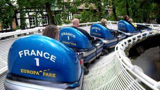 Schweizer Bobbahn at Europa Park in Rust Germany  On Ride POV [upl. by Yannodrahc841]