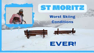 ST MORITZ  Worst skiing conditions Ever  End of Sezon [upl. by Candis]