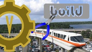 Metal Earth Disney MONORAIL Build Time Lapse [upl. by Cornall]