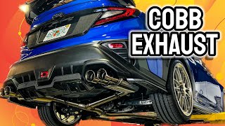 Cobb Stainless Steel Catback Exhaust for 2022 Subaru WRX [upl. by Akeyla]