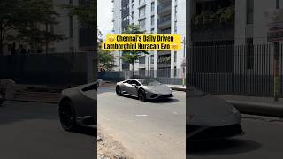 🤯Chennai’s Daily driven Supercar lamborghini chennai supercar supercars shorts trending car [upl. by Donella]