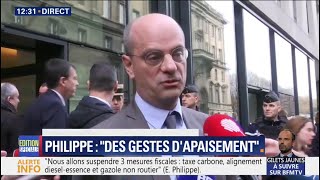 Moratoire sur les taxes Pour JeanMichel Blanquer quotce nest pas un reculquot [upl. by Annat]