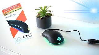 Steelseries Rival 3 Unboxing et Test  Petit prix  grande qualité [upl. by Enimsay]