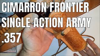 Cimarron Frontier Single Action Army revolver in 357  Unboxing [upl. by Nuawad898]