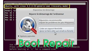 Réinstaller et Réparer le menu GRUB avec Boot Repair [upl. by Alenairam338]