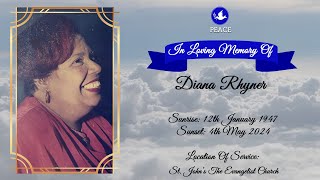 Funeral Tribute Service Of Diana Rhyner [upl. by Burck]