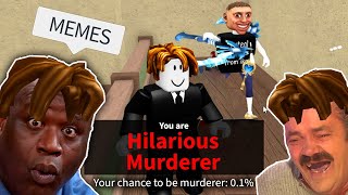 HILARIOUS Roblox Murder Mystery 2 FUNNY MOMENTS  MEMES 3 [upl. by Aryn]