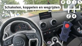 Schakelen koppelen en wegrijden ✅🚗 Zonder te laten uitvallen😱 [upl. by Aillil]