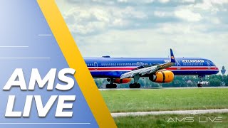 🔴 Amsterdam Schiphol Airport Live  AMS LIVE [upl. by Annwahsal412]